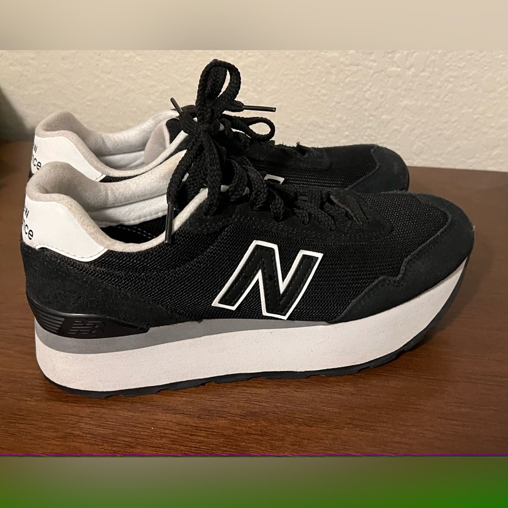 New Balance Stack Black and White Athletic Shoes